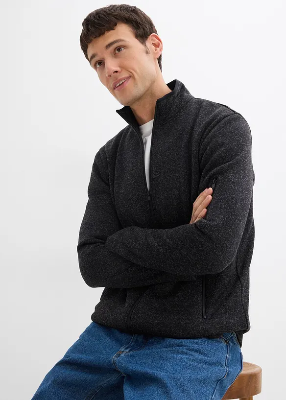 Giacca in pile a maglia, bonprix