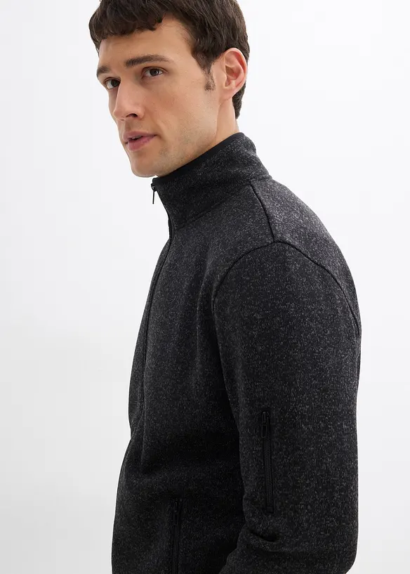 Giacca in pile a maglia, bonprix