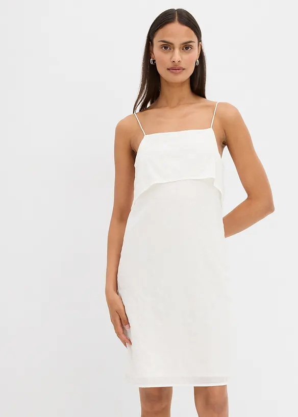 Miniabito con bellissimo ricamo con paillettes, bonprix