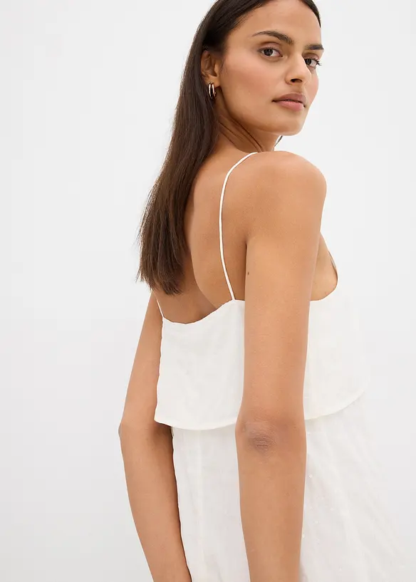 Miniabito con bellissimo ricamo con paillettes, bonprix