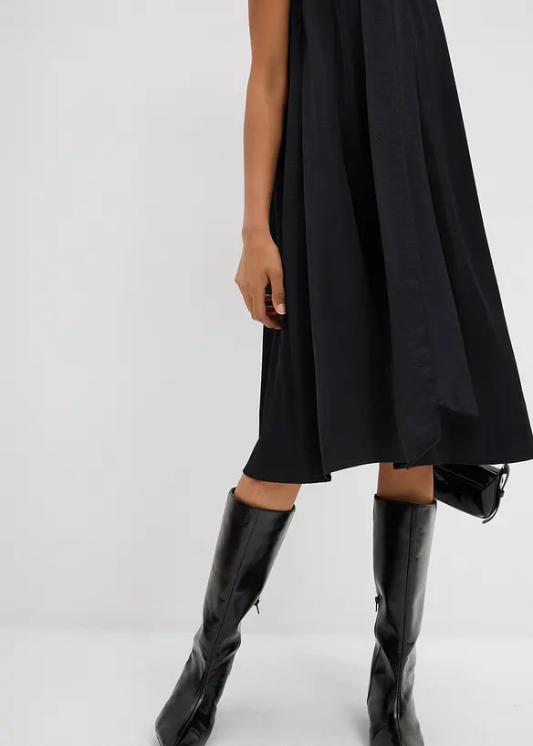 Miniabito in satin di misto viscosa, bonprix