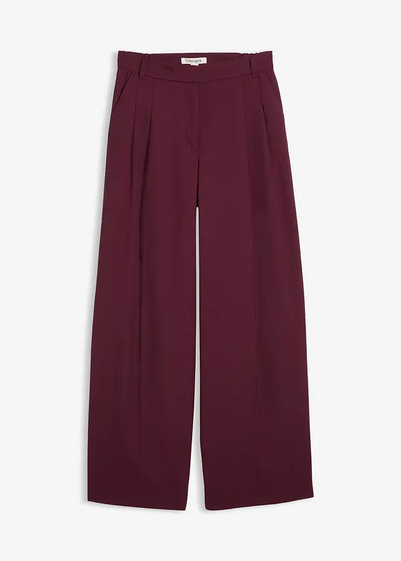 Pantaloni con pinces, girovita comodo e spacchetti, bonprix