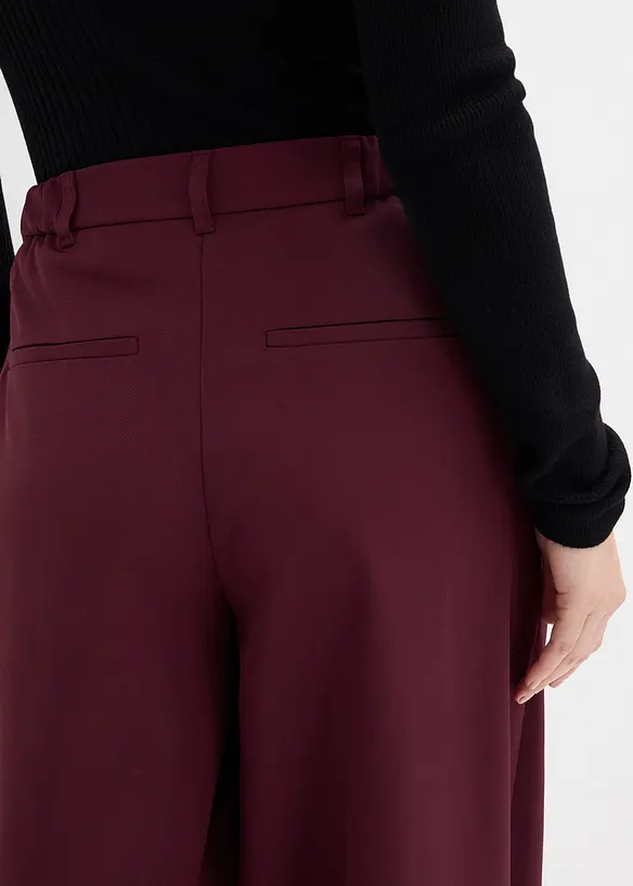 Pantaloni con pinces, girovita comodo e spacchetti, bonprix