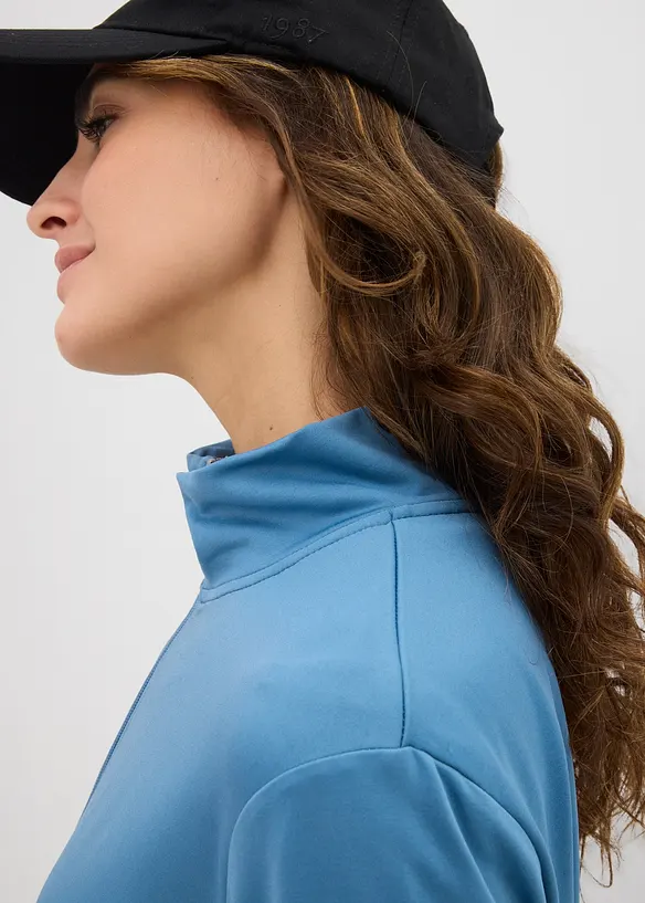 Felpa termica con zip, bonprix