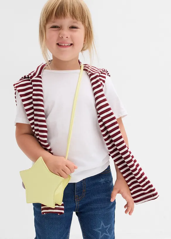 Jeans bootcut termici, vita media, bonprix