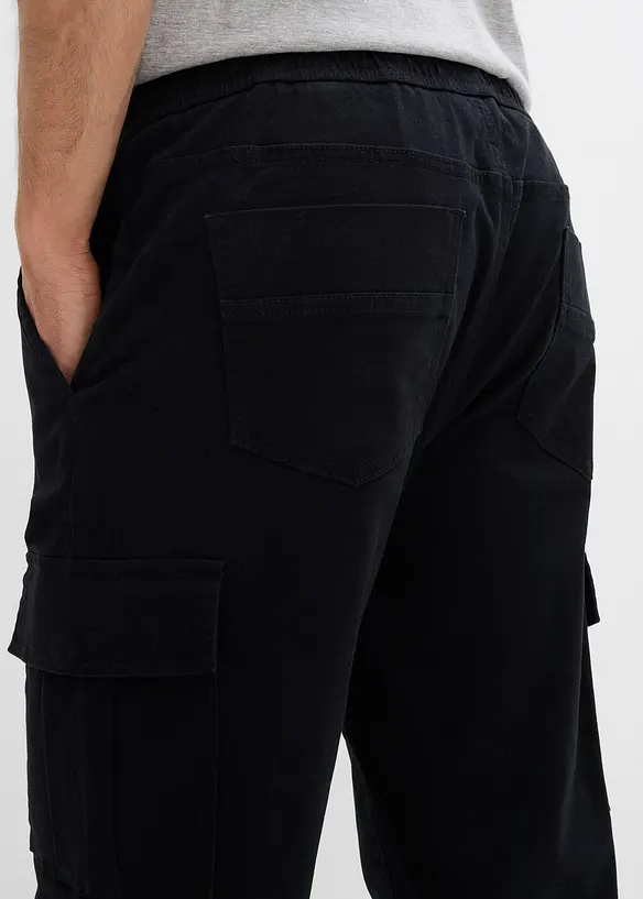 Pantaloni termici tapered con elastico in vita, relaxed fit, bonprix