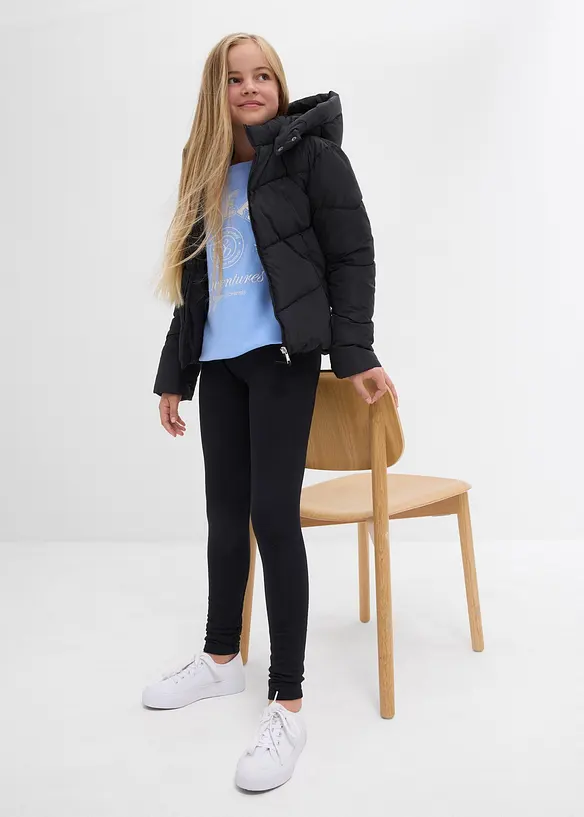 Leggings termici in misto cotone elasticizzato (pacco da 3), bonprix