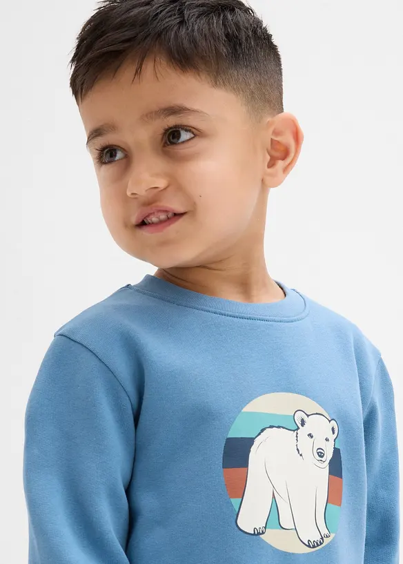 Felpa in puro cotone biologico, bonprix