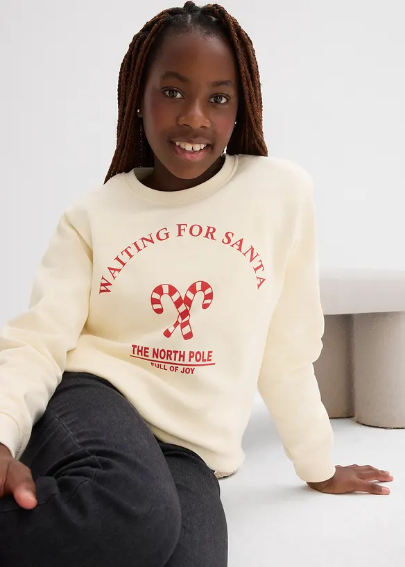 Felpa in puro cotone biologico, bonprix