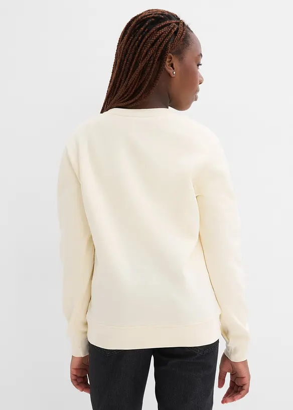 Felpa in puro cotone biologico, bonprix