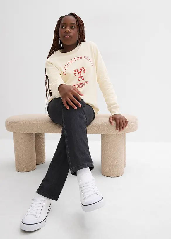 Felpa in puro cotone biologico, bonprix