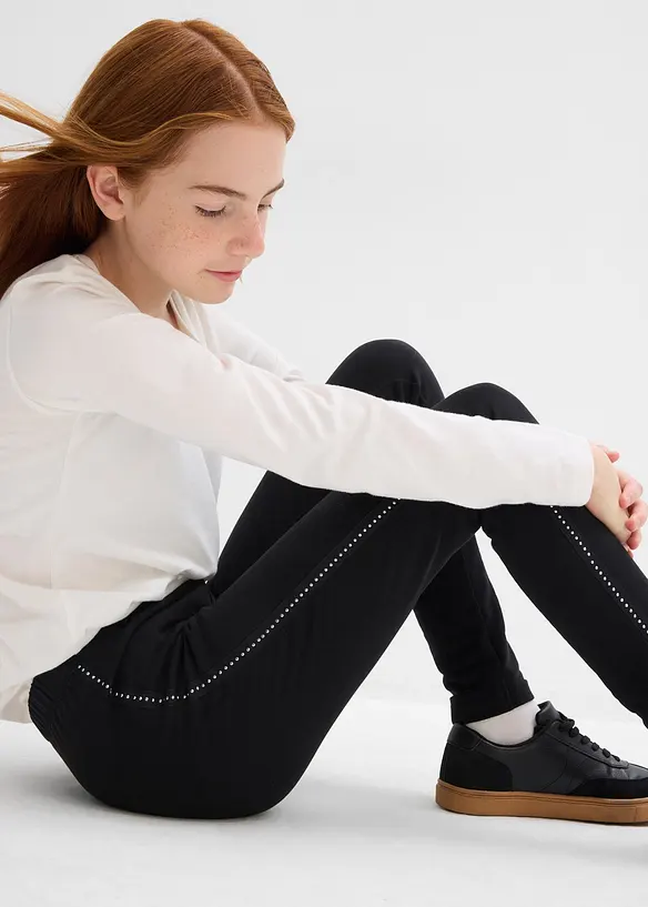 Leggings termici con piccole borchie, bonprix