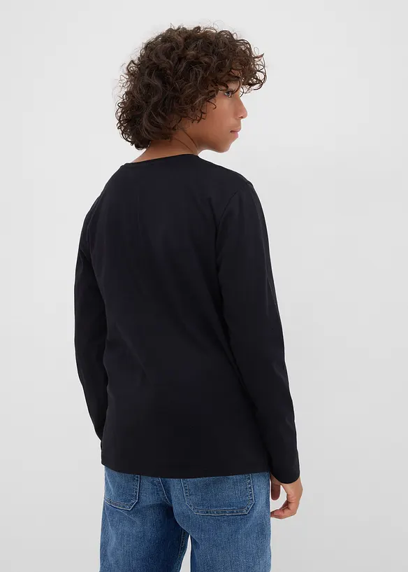 Maglia natalizia in puro cotone a maniche lunghe con Garfield, Garfield