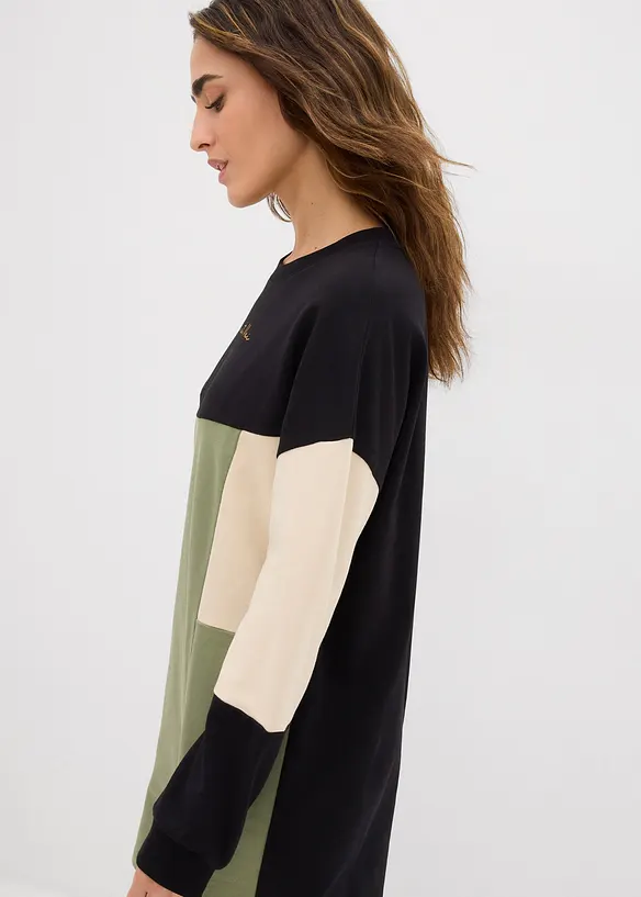 Abito in felpa di puro cotone, bonprix