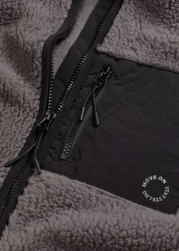 Giacca sportiva in pile tecnico, oversize, bonprix