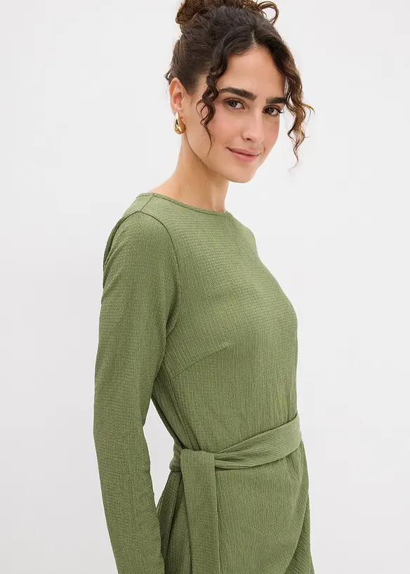 Abito in maglina di crêpe sablé, bonprix