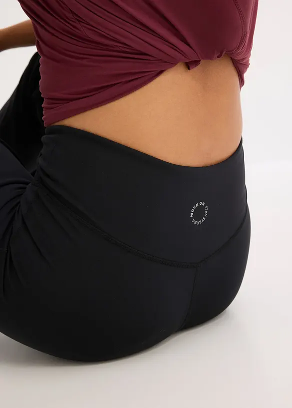 Pantaloni sportivi termici a gamba dritta in tessuto morbido, bonprix