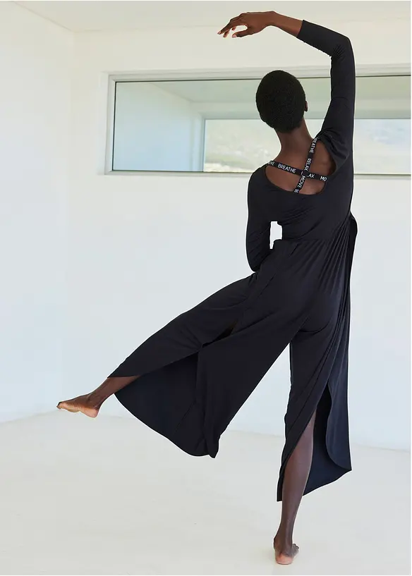 Tuta sportiva in viscosa fluente, bonprix