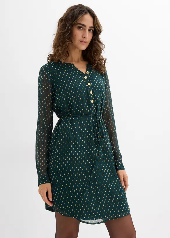 Abito prémaman / da allattamento 2 in 1 in chiffon, bonprix