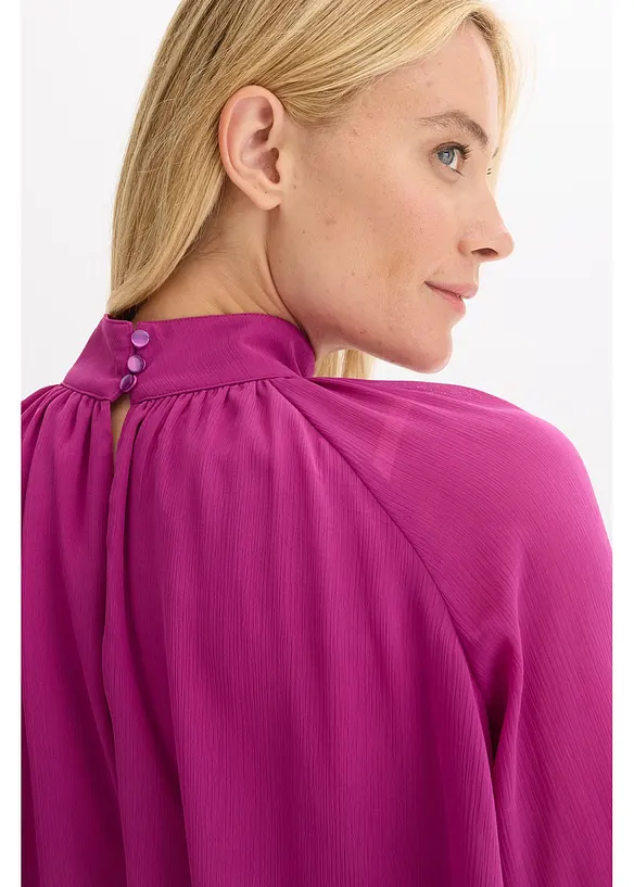 Abito in chiffon con volant, bonprix