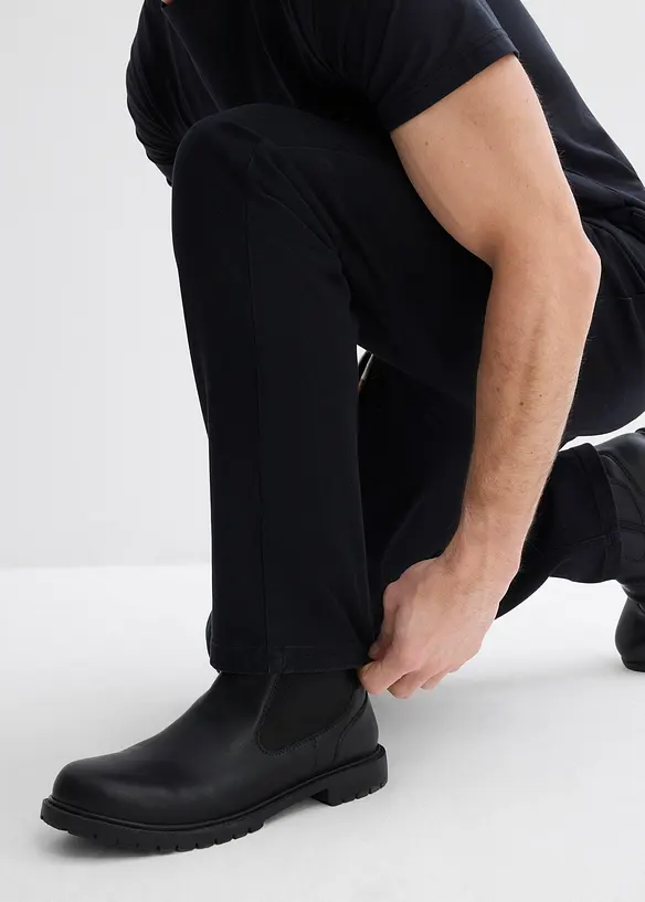 Pantaloni con elastico in vita straight, regular fit, bonprix