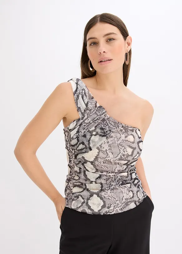 Top asimmetrico con cut-out, bonprix