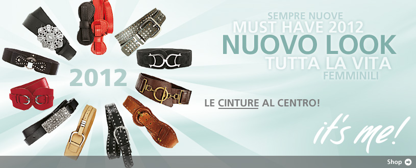 femminili / nuovo look / cinture e cinturoni
