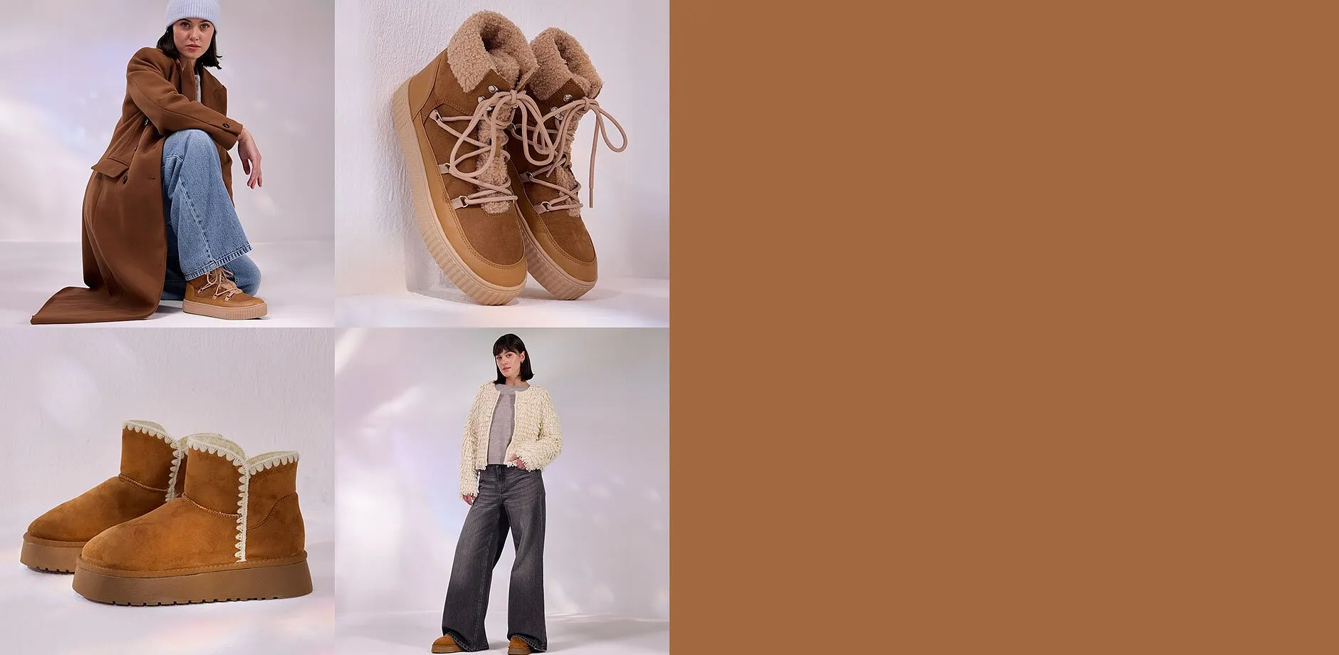 Scarponcini caldi per l'inverno.