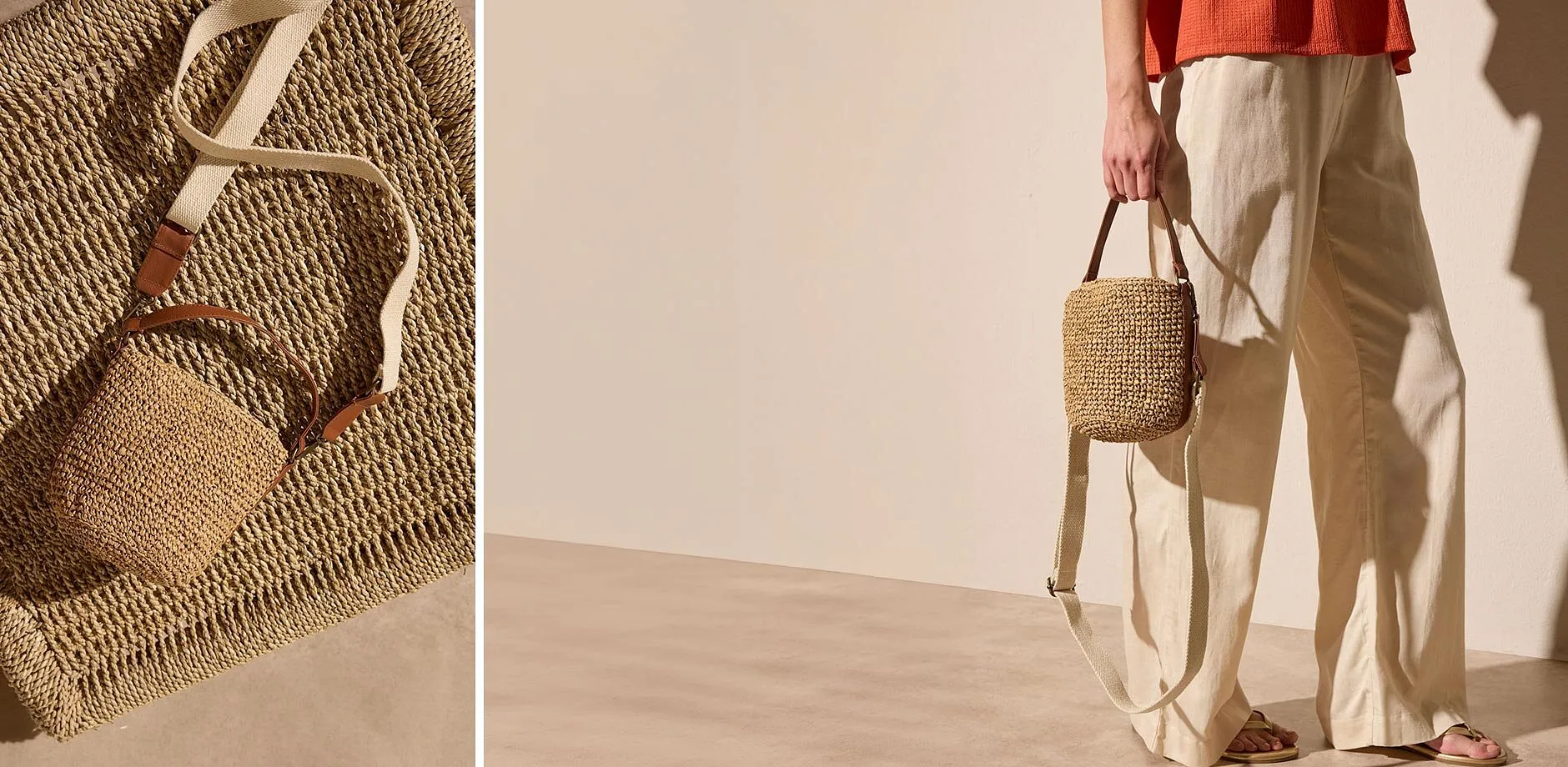 La borsa di paglia &egrave; un accessorio estivo perfetto.