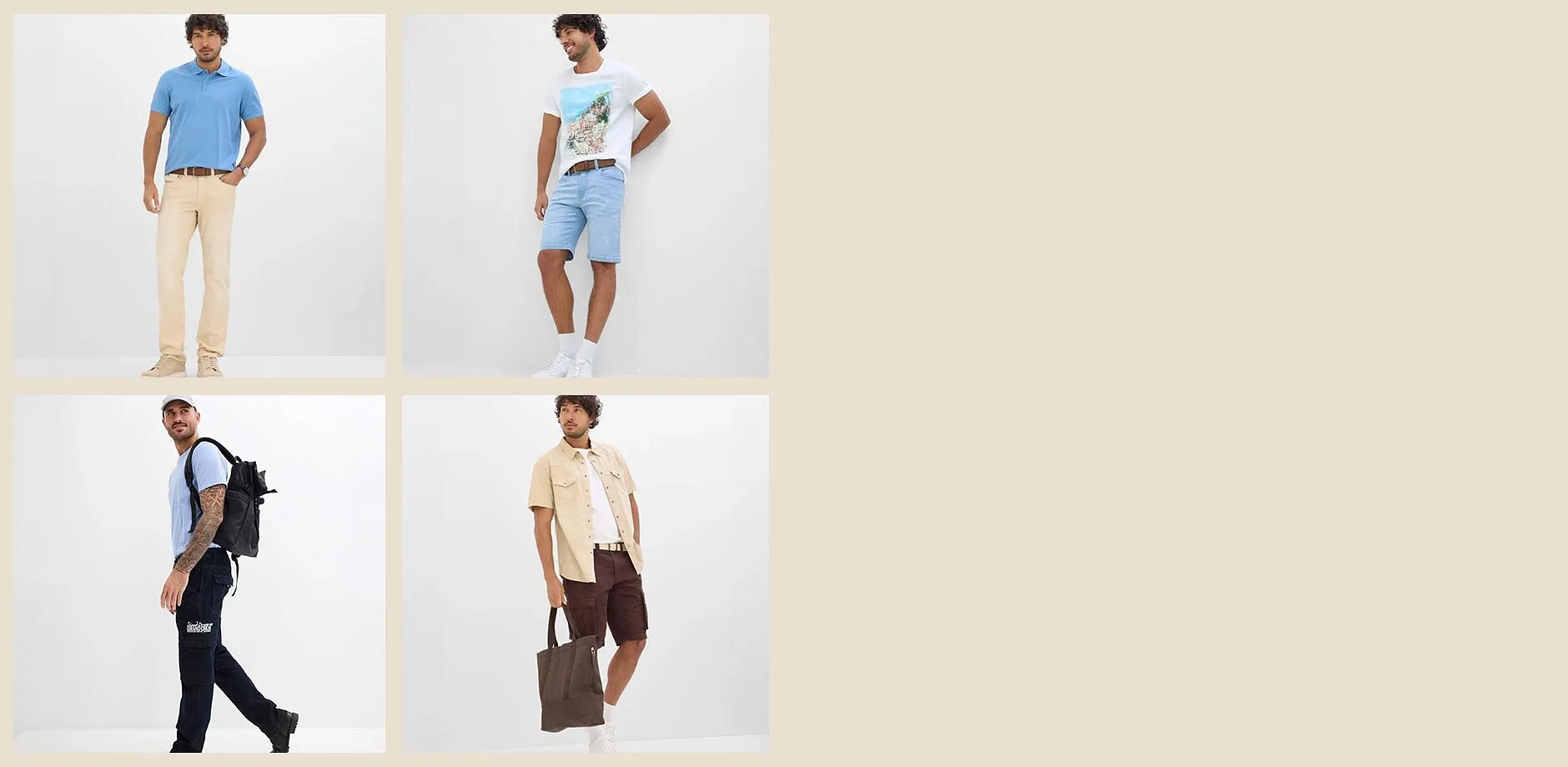 Collage di varie vestibilit&agrave; nei jeans.