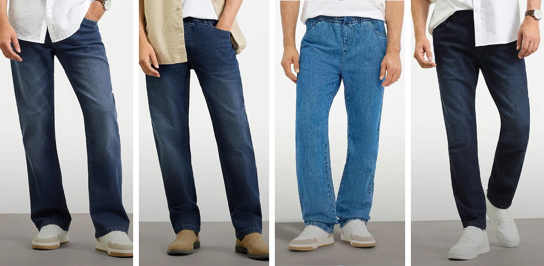 Look denim versatili: dalla camicia classica alle giacche, fino al maglione casual. Moda denim senza tempo per uomo.