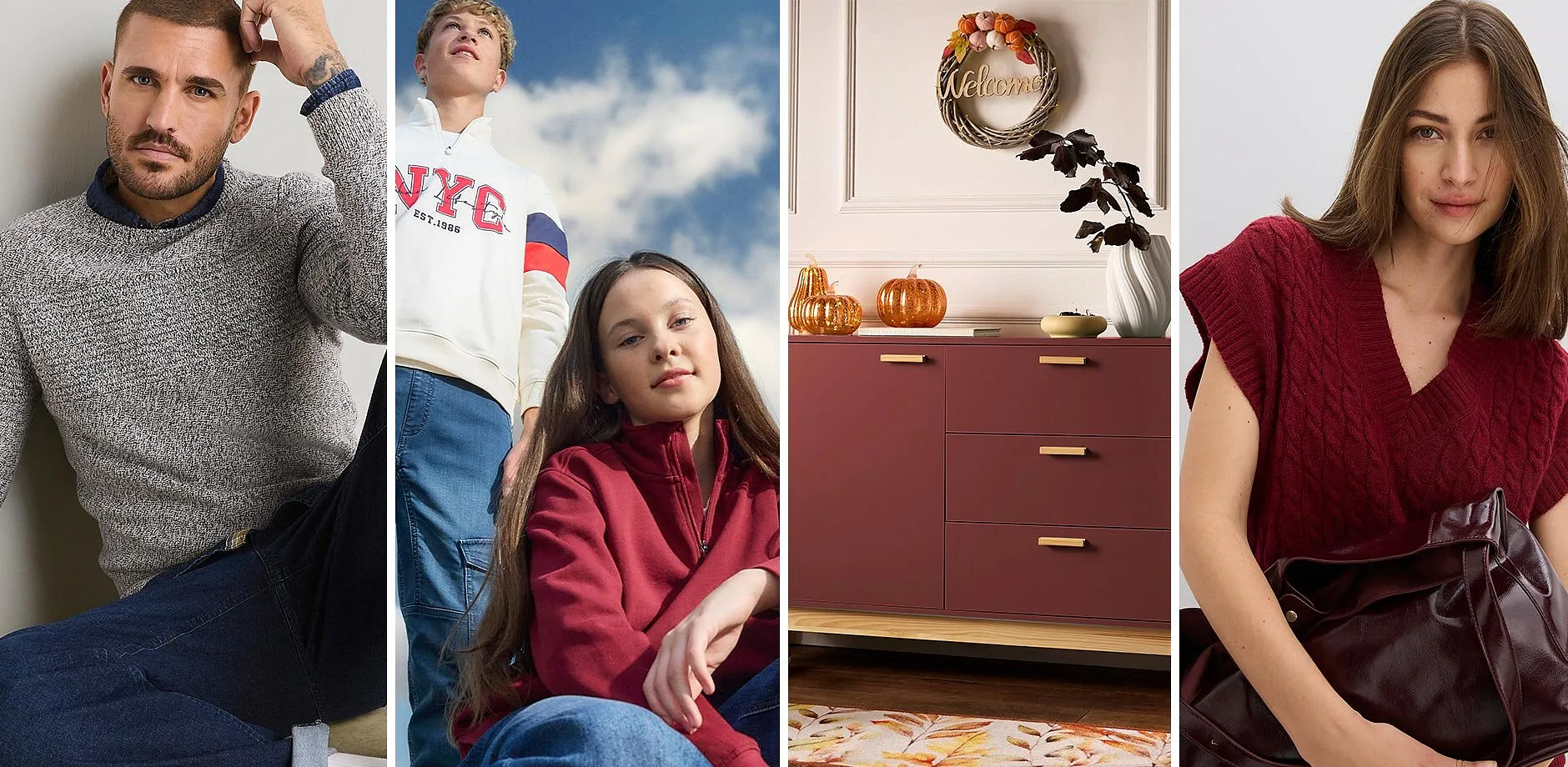 Moda uomo di tendenza, moda bambino, accessori per la casa e tendenze della moda.