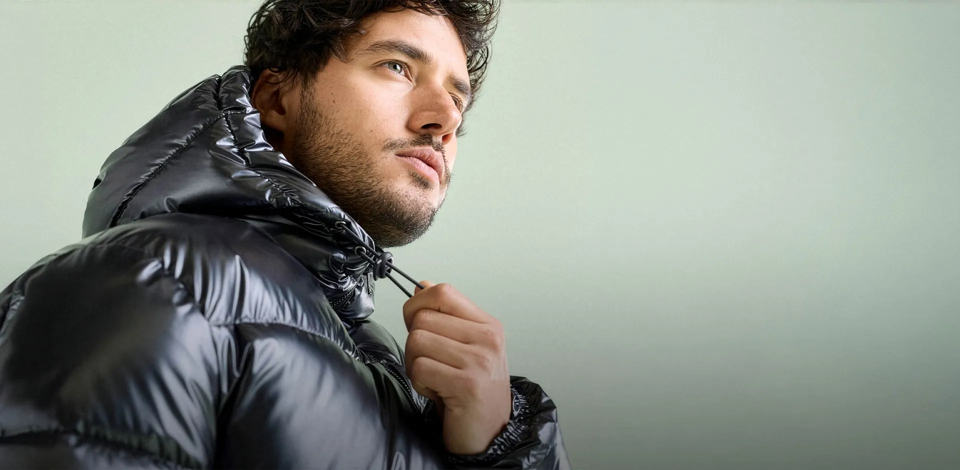Uomo - Giacca imbottita regular fit - Antracite