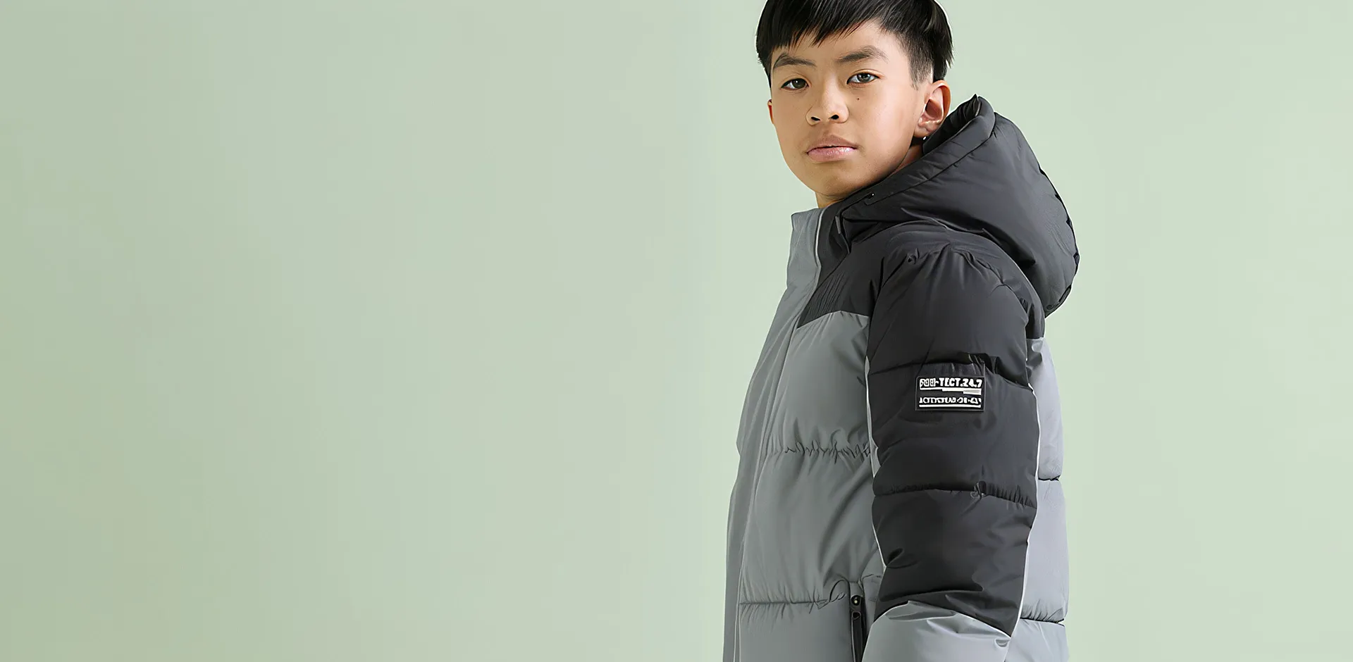 Heisenberg_FutureUse - Giacca invernale idrorepellente con fodera in pile - Grigio-azzurro / nero