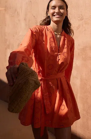Donna - Abito chemisier in puro cotone biologico - Mango