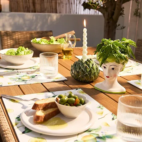 Casa & Giardino - Portalumino a forma di carciofo - Verde