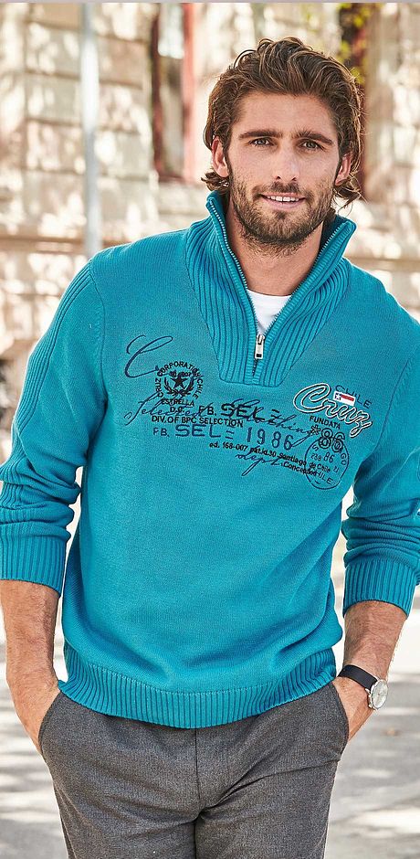 Per Uomo Cardigan Maglione Maglione Con Zip Maglia Collage Cerniera Color Block A Collo Alto Maglia Elegante Scuola Addestramento Abbigliamento Rimbor P11257261
