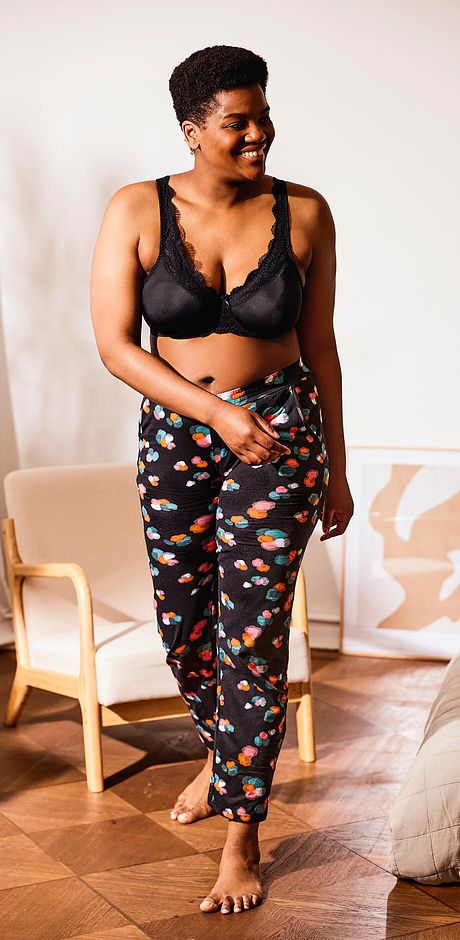 Ispirazione - Reggiseno con ferretto e poliammide riciclata - Nero