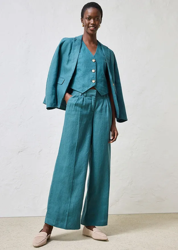 Heisenberg_FutureUse - Blazer in puro lino - verde pepe