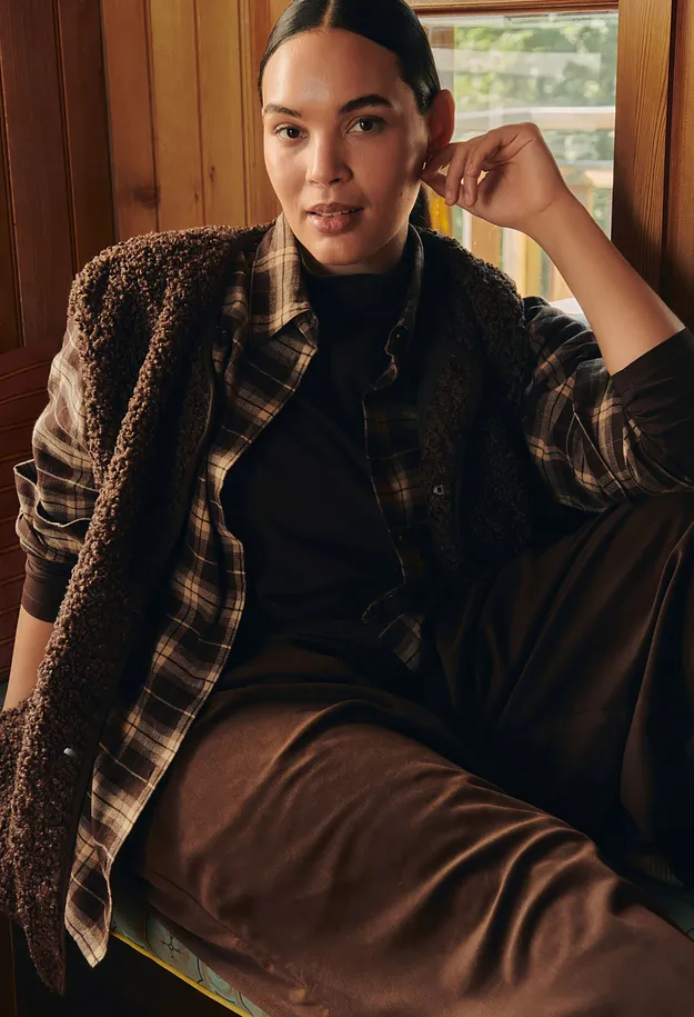 Heisenberg_FutureUse - Gilet teddy - Marrone scuro
