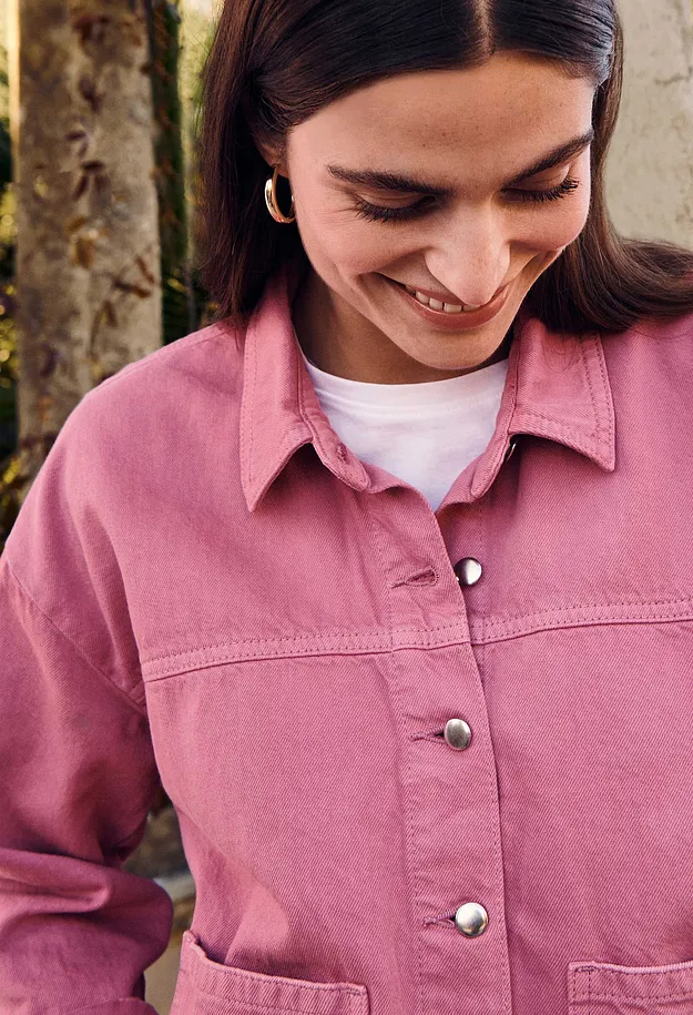 Heisenberg_FutureUse - Giacca-camicia in puro cotone - Malva