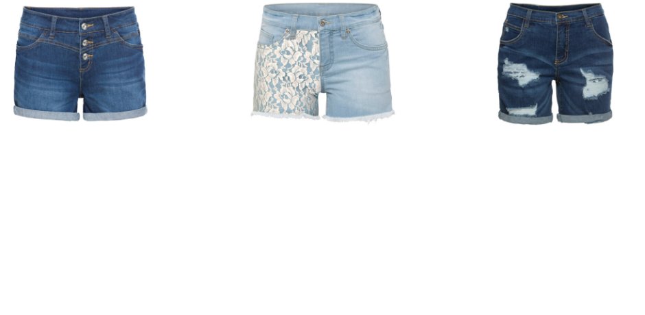 Stories - Shorts di jeans - Blu denim used