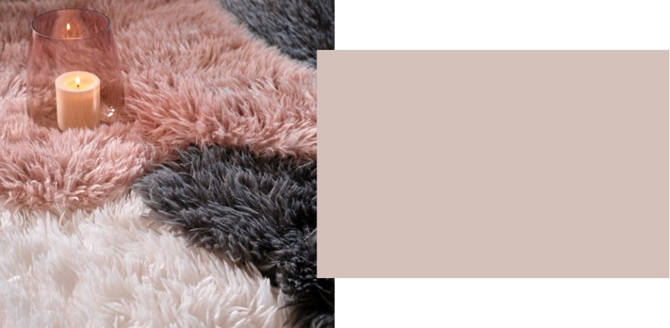 Ispirazione - Tappeto in pelliccia d'agnello sintetica lavabile - Rosé