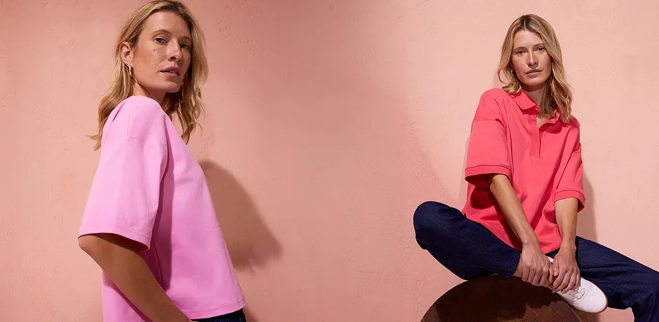 Di tendenza - T-shirt in puro cotone biologico - Rosa