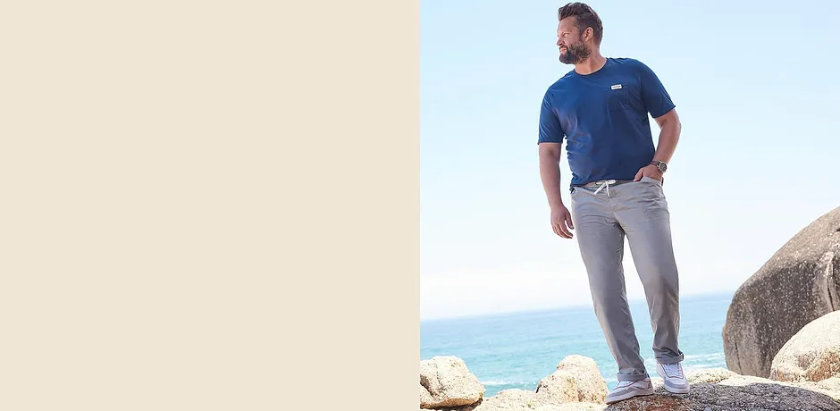 Uomo - Taglie forti - Abbigliamento - Pantaloni - Classici