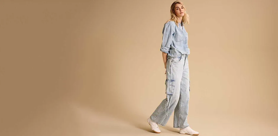 Donna - Abbigliamento - Jeans - Jeans cargo