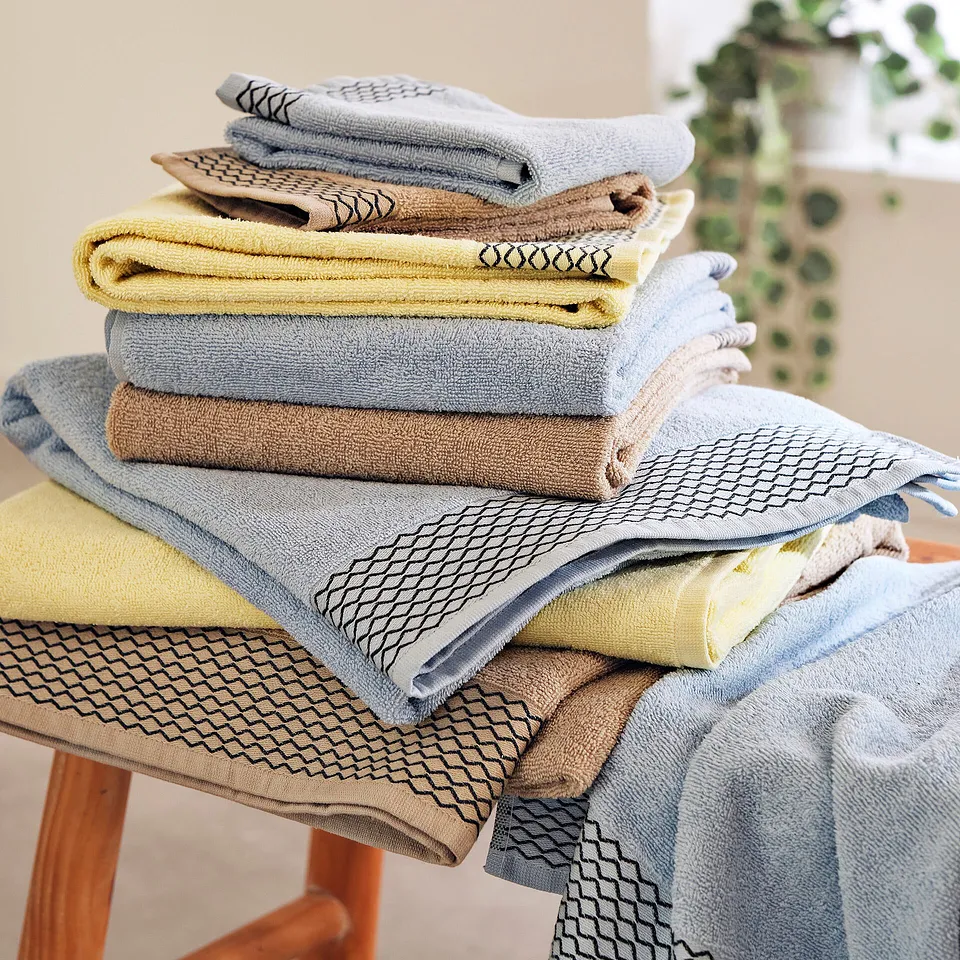 Casa - Asciugamano con faro - Azzurro