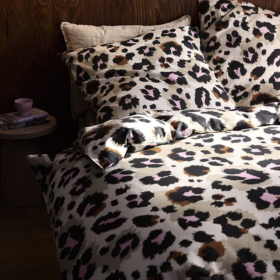 Biancheria da letto leopardata