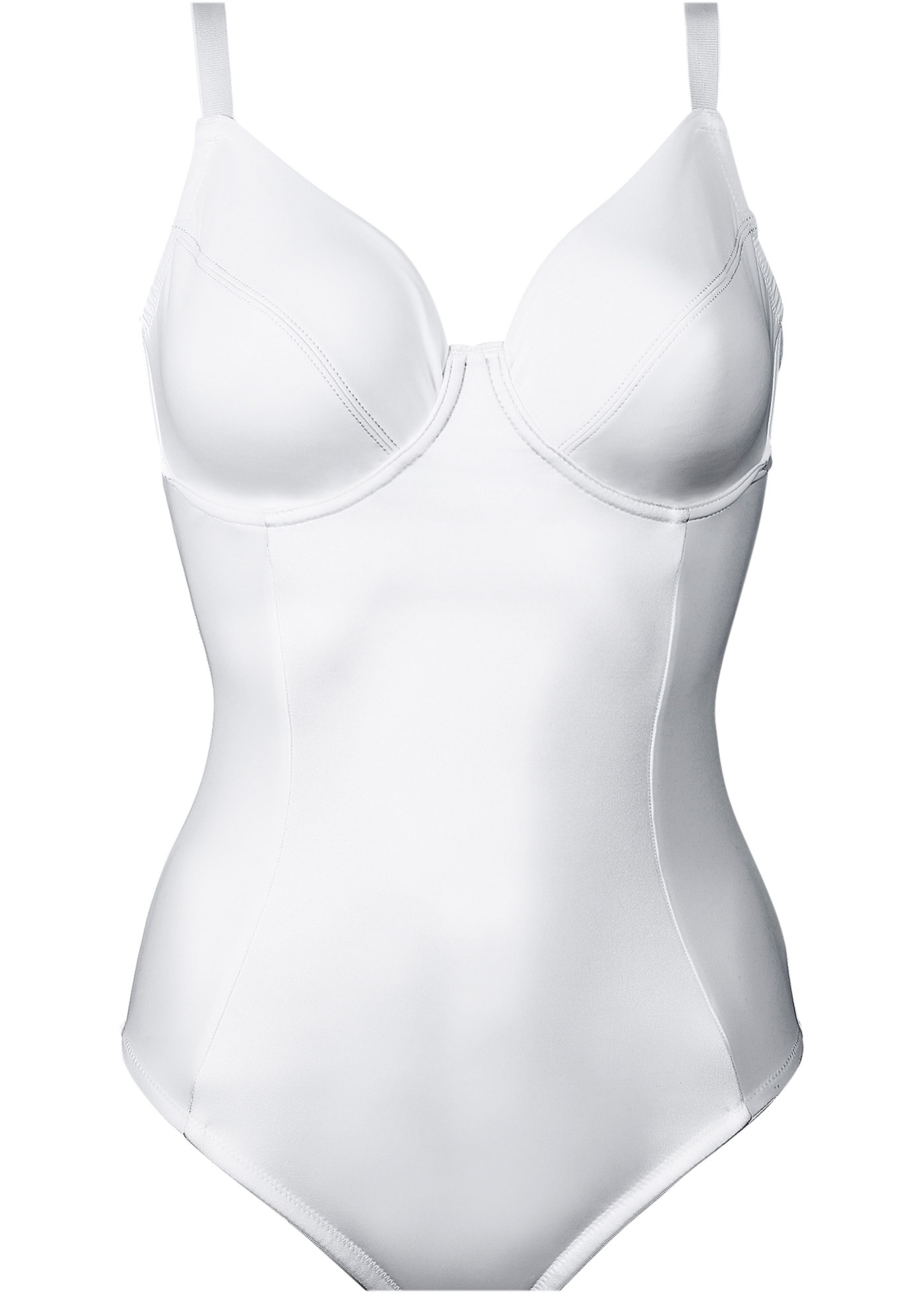 Body con effetto modellante medio (Bianco) - bpc bonprix collection - Nice Size
