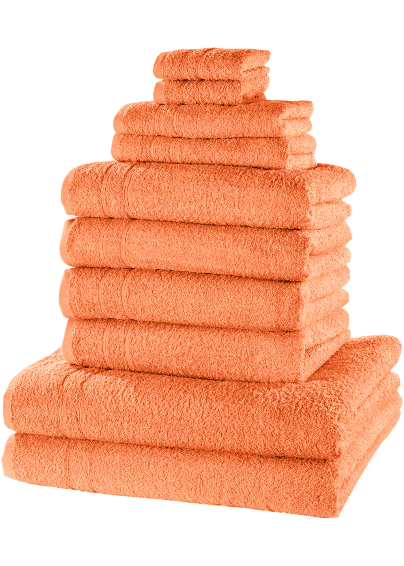 Set asciugamani  (set 10 pezzi) (Arancione) - bpc living bonprix collection